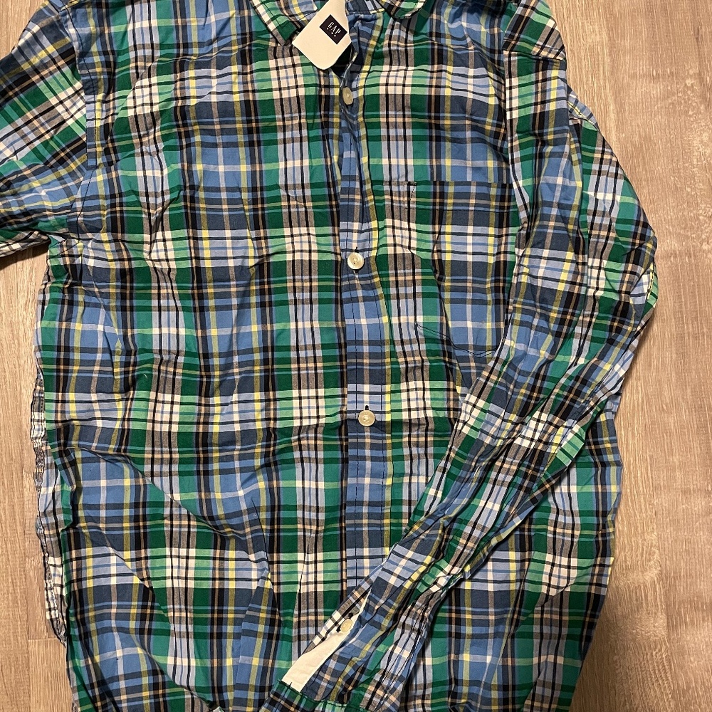 GAP KIDS boys button down shirt